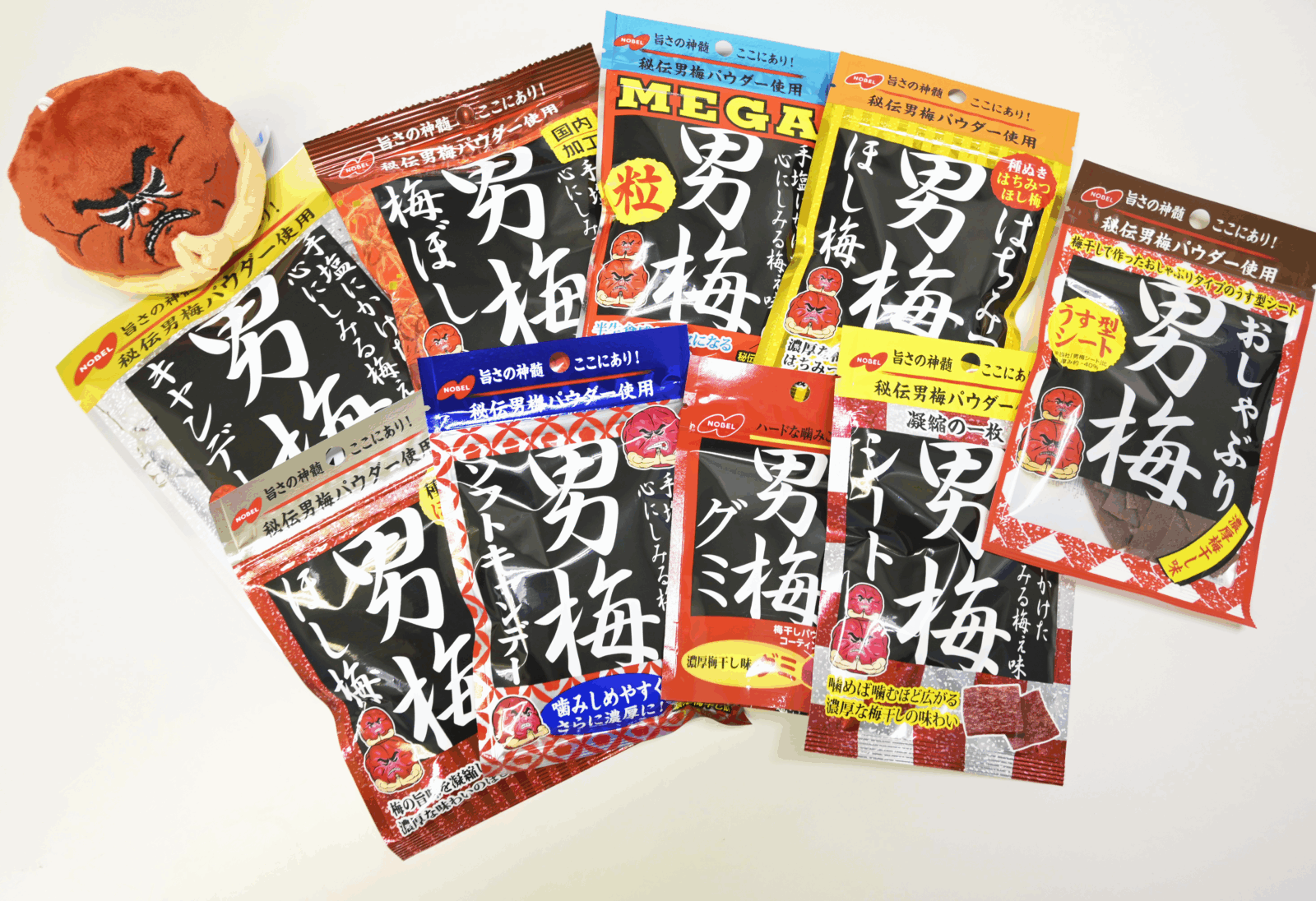 男梅9種と男梅蔵